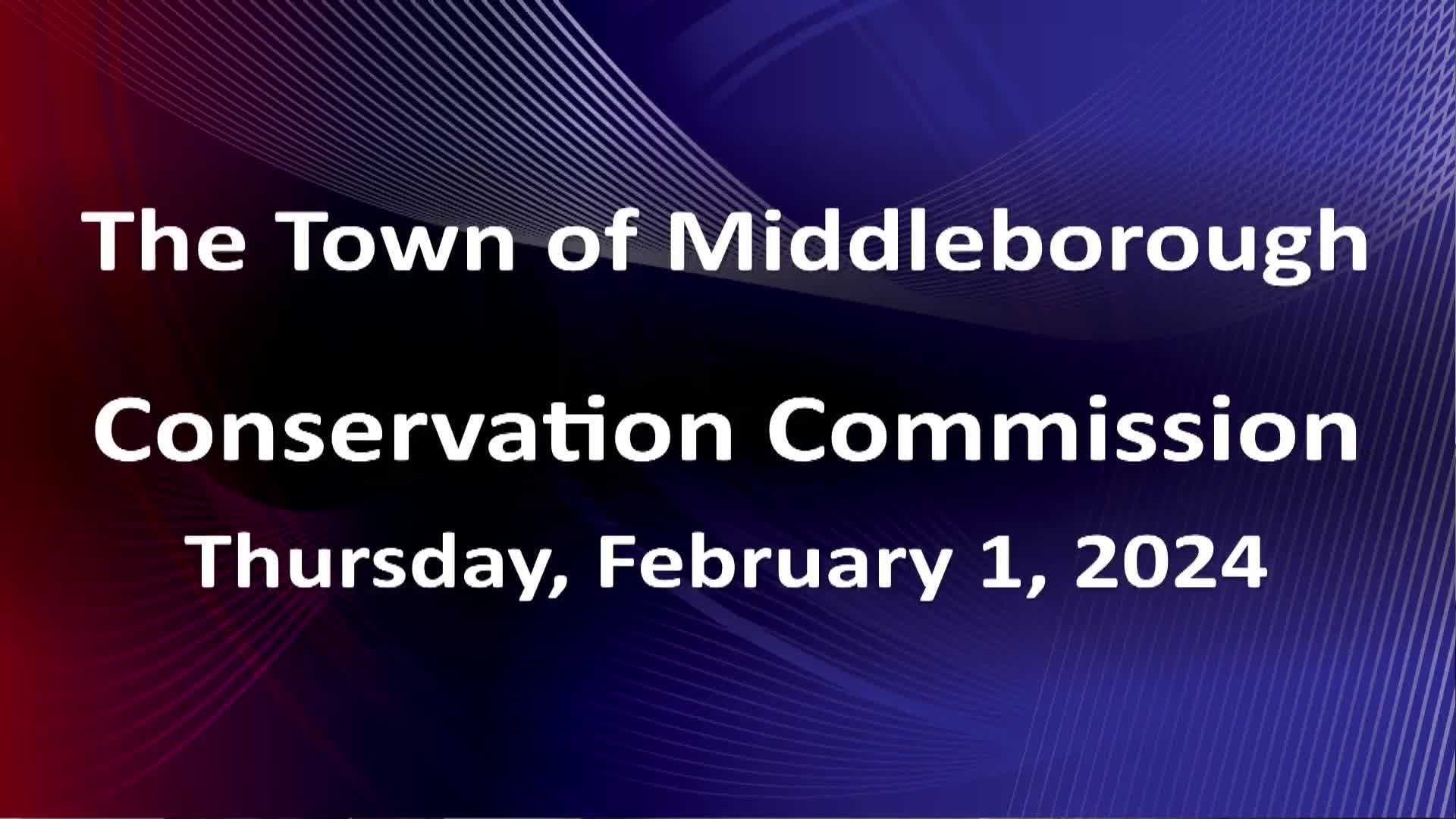 Navigate to Conservation Commission 2-1-24
