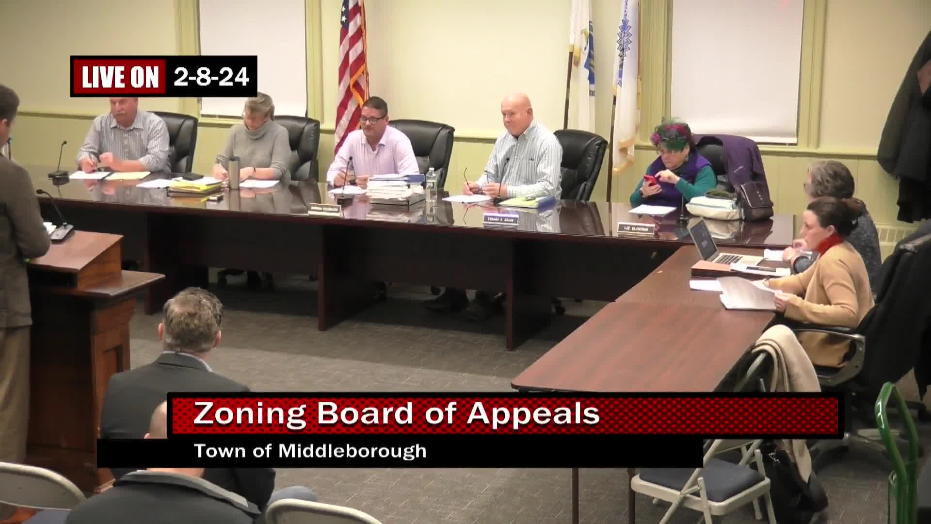 Navigate to Zoning Board 2-8-24