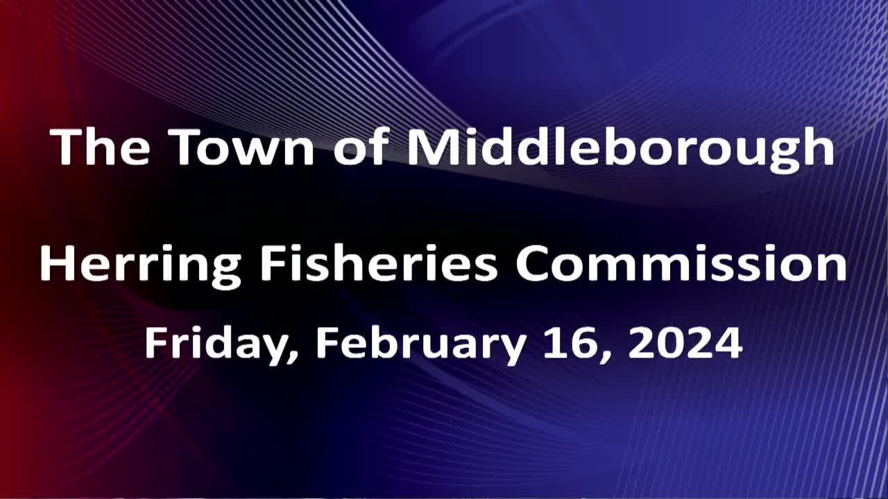 Navigate to Herring Fishery Commission 2-16-24