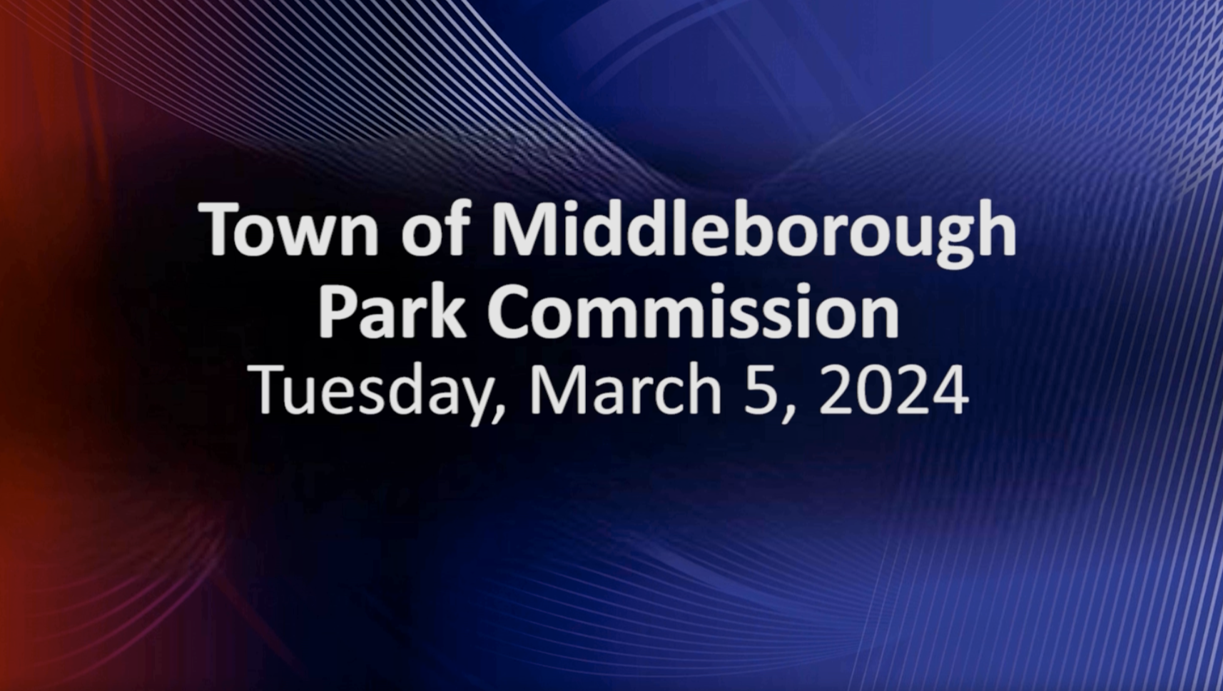 Navigate to Park Commission 3-5-24