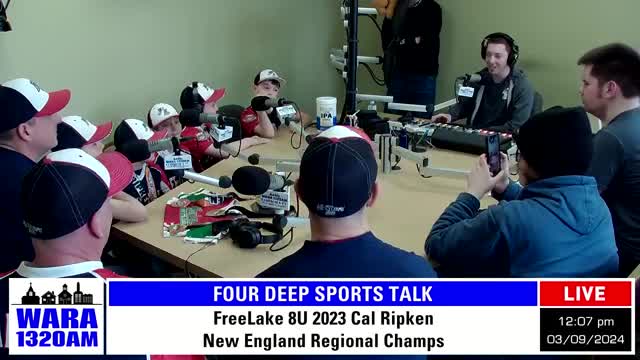 Thumbnail image for Four Deep Sports Talk - 8U New England Baseball Champions