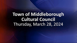 Navigate to Cultural Council 3-28-24