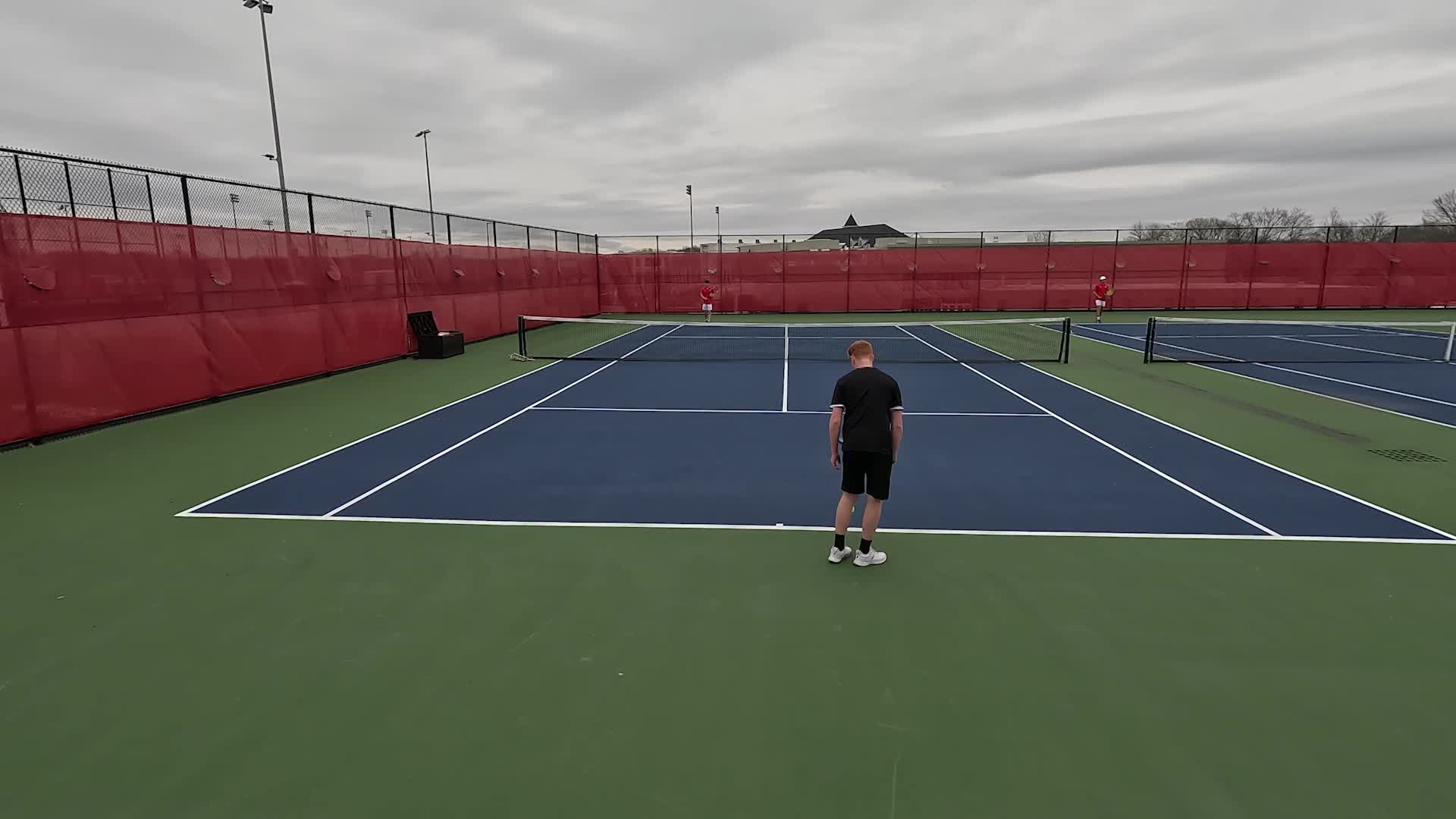 V Boys Tennis at Durfee: 1 singles 4-2-2024