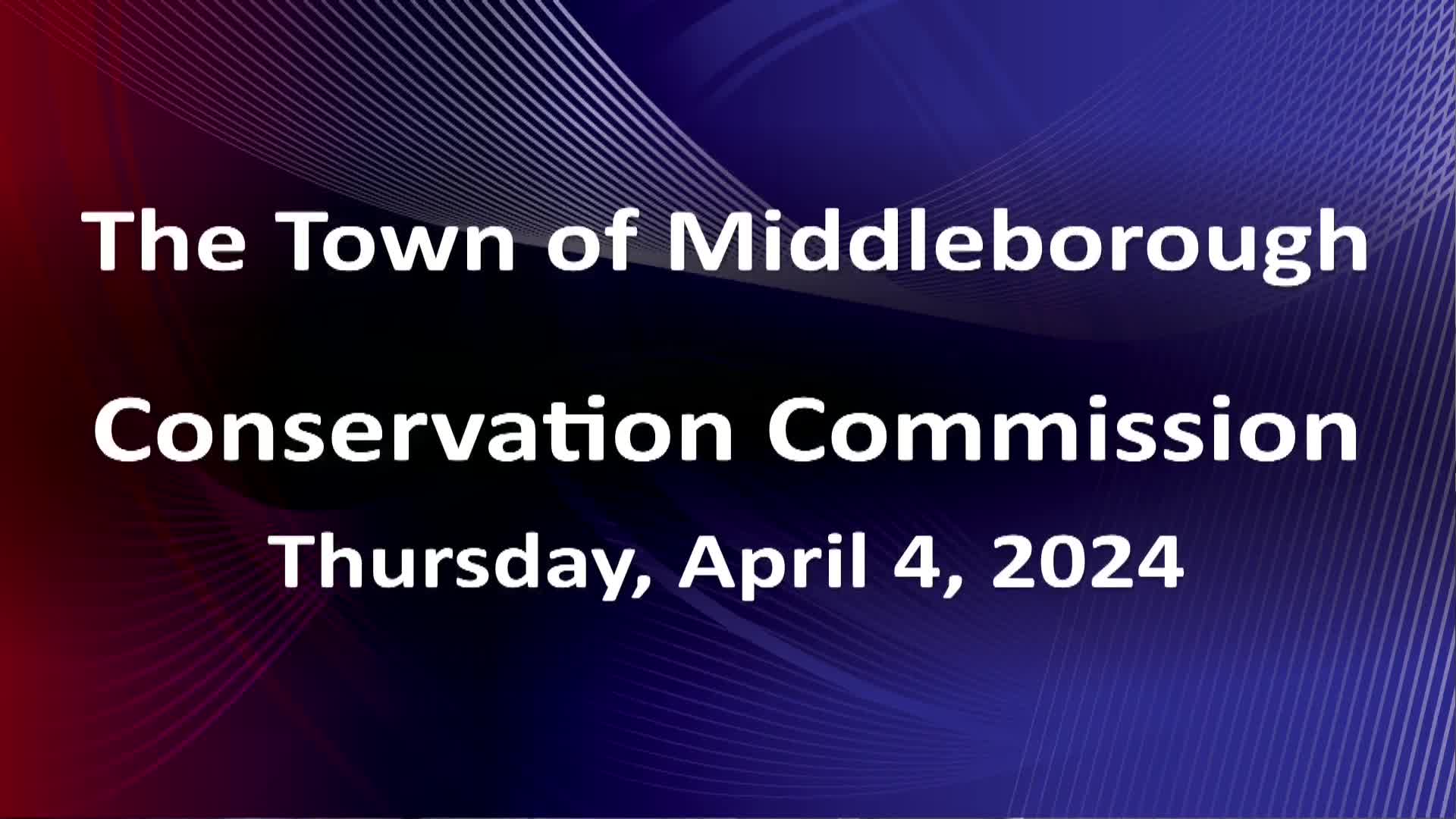 Navigate to Conservation Commission 4-4-24