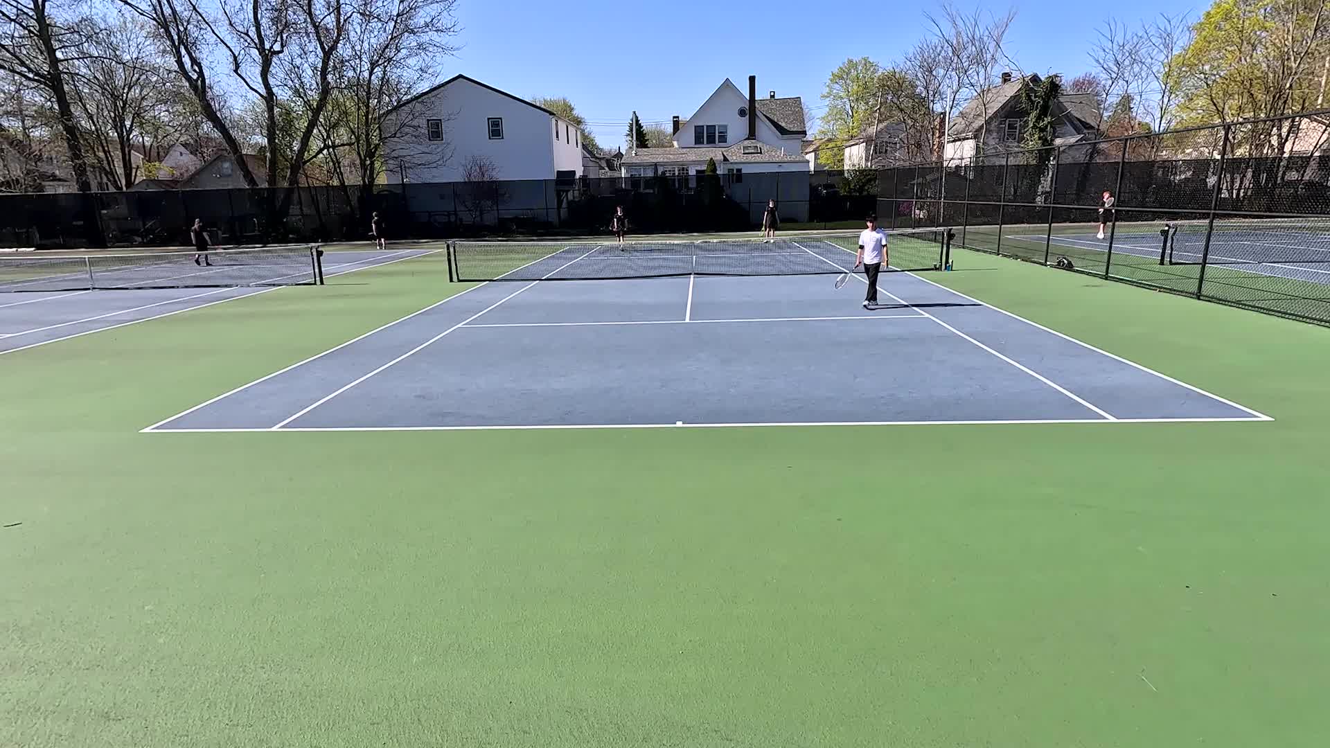Varsity Boys Tennis: MHS at Rockland 1st Doubles 4-22-2024