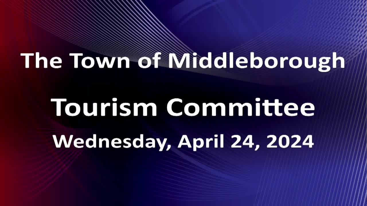 Navigate to Tourism Committee 4-24-24