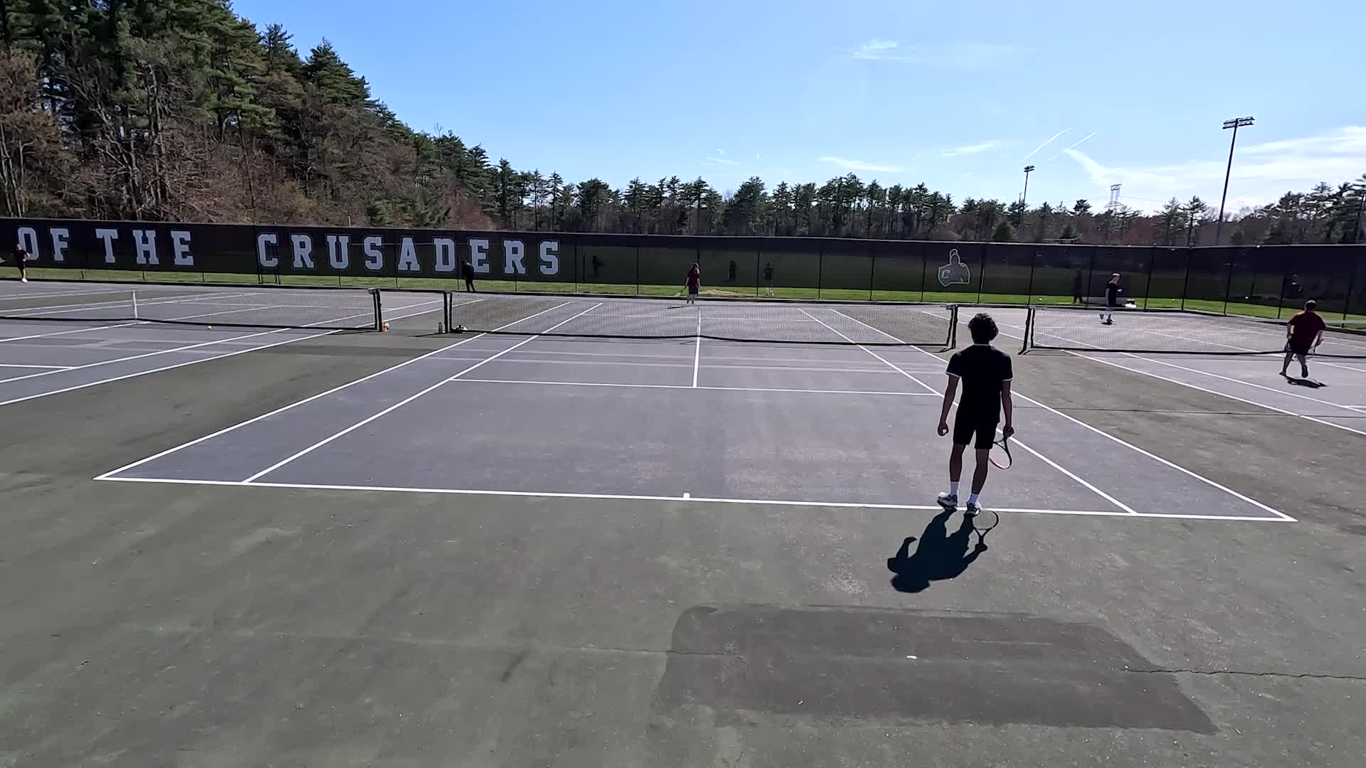 Varsity Boys Tennis at Carver 2nd Singles 4-26-2024