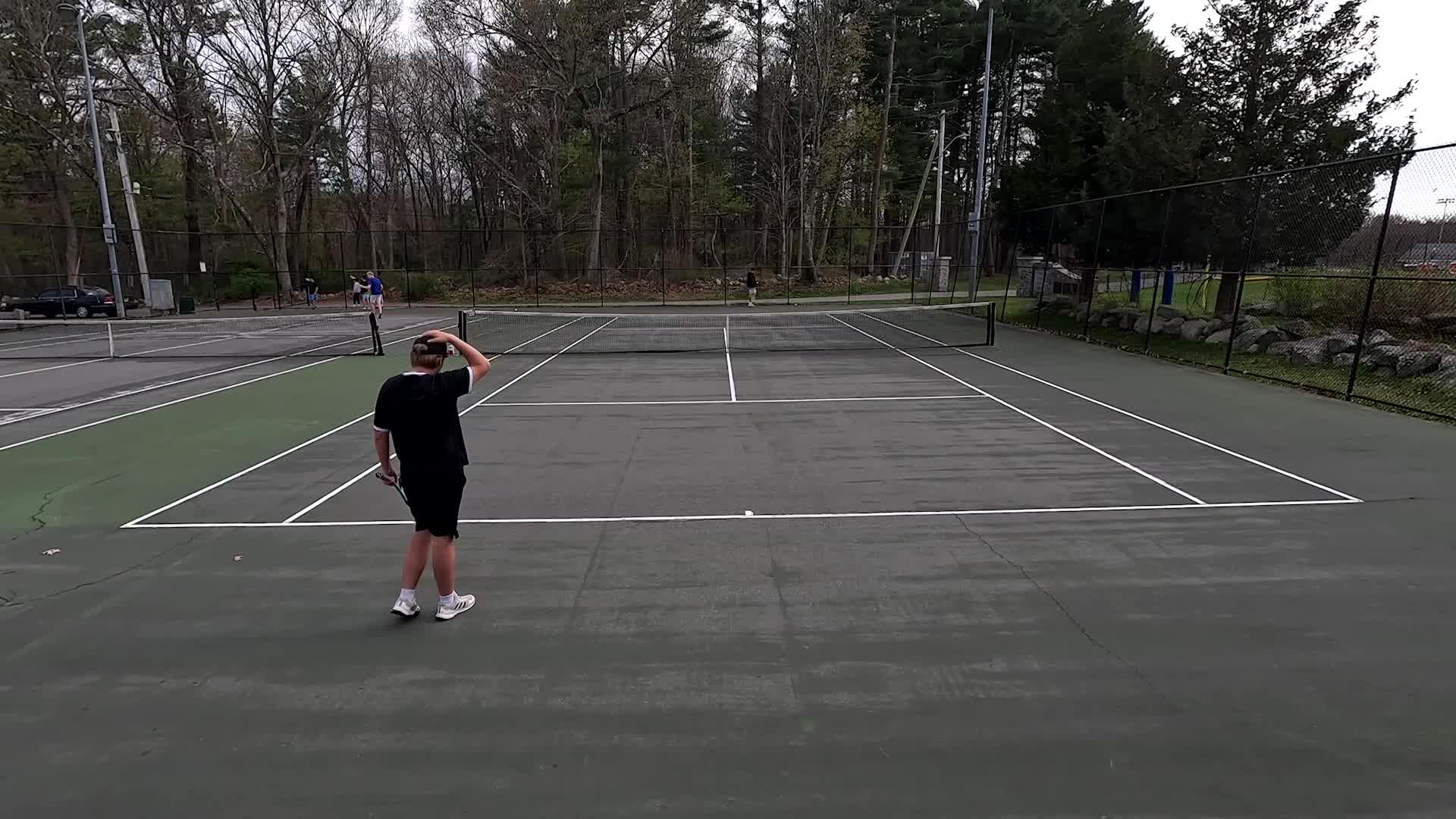 Varsity Boys Tennis: MHS at Norwell - 2nd Singles - April 29, 2024