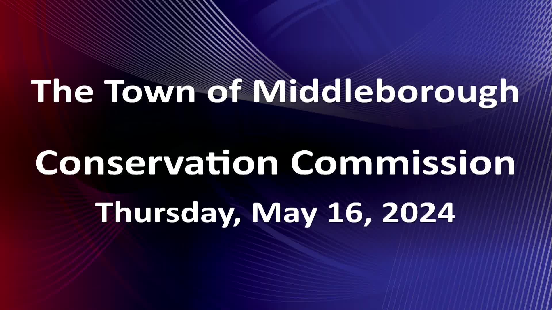 Navigate to Conservation Commission 5-16-24