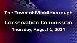 Navigate to Conservation Commission 8-1-24