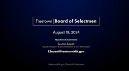 Navigate to Freetown Board of Selectmen 8-19-24