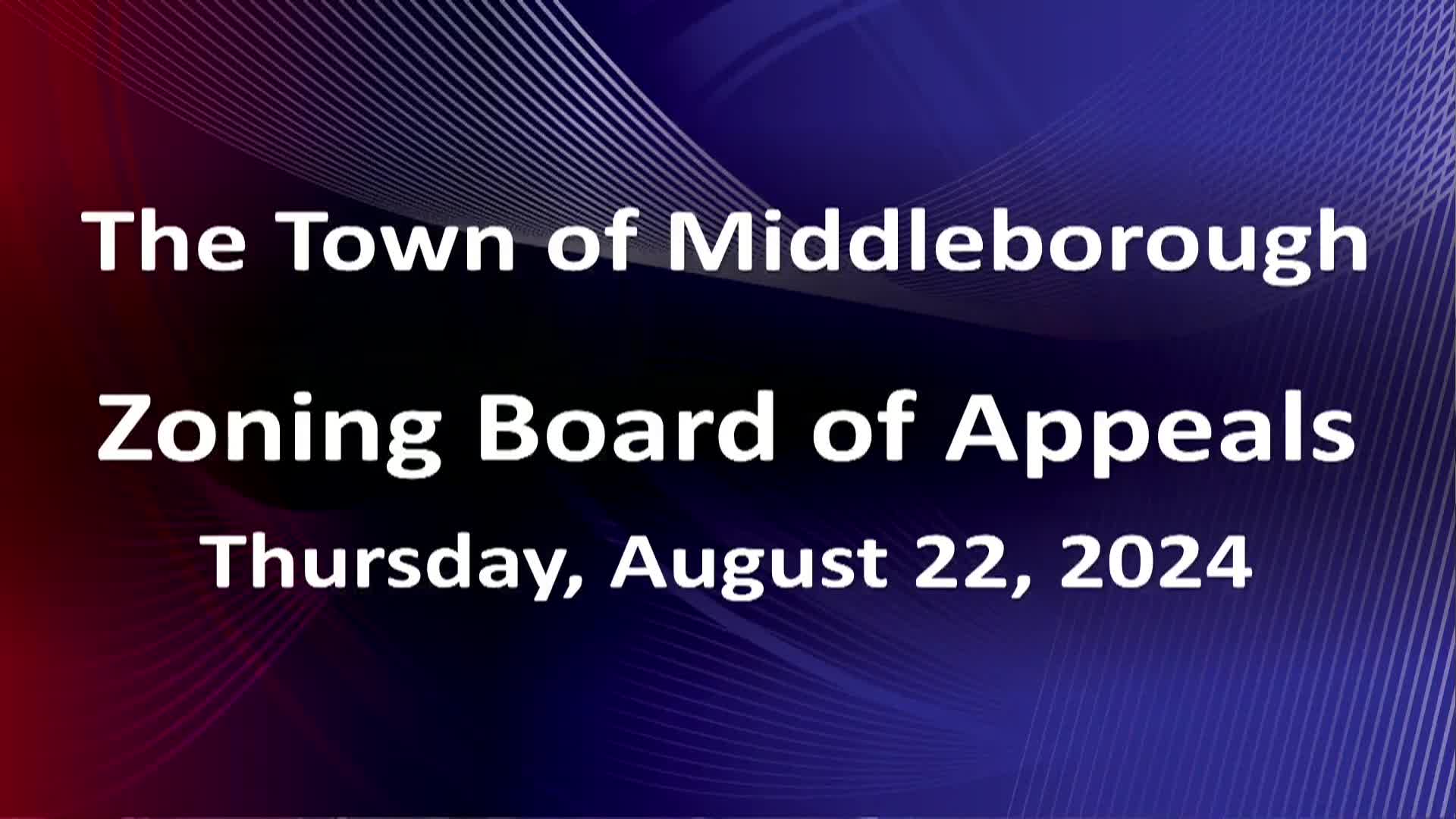 Navigate to Zoning Board of Appeals 8-22-24