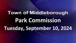 Navigate to Park Commission 9-10-24