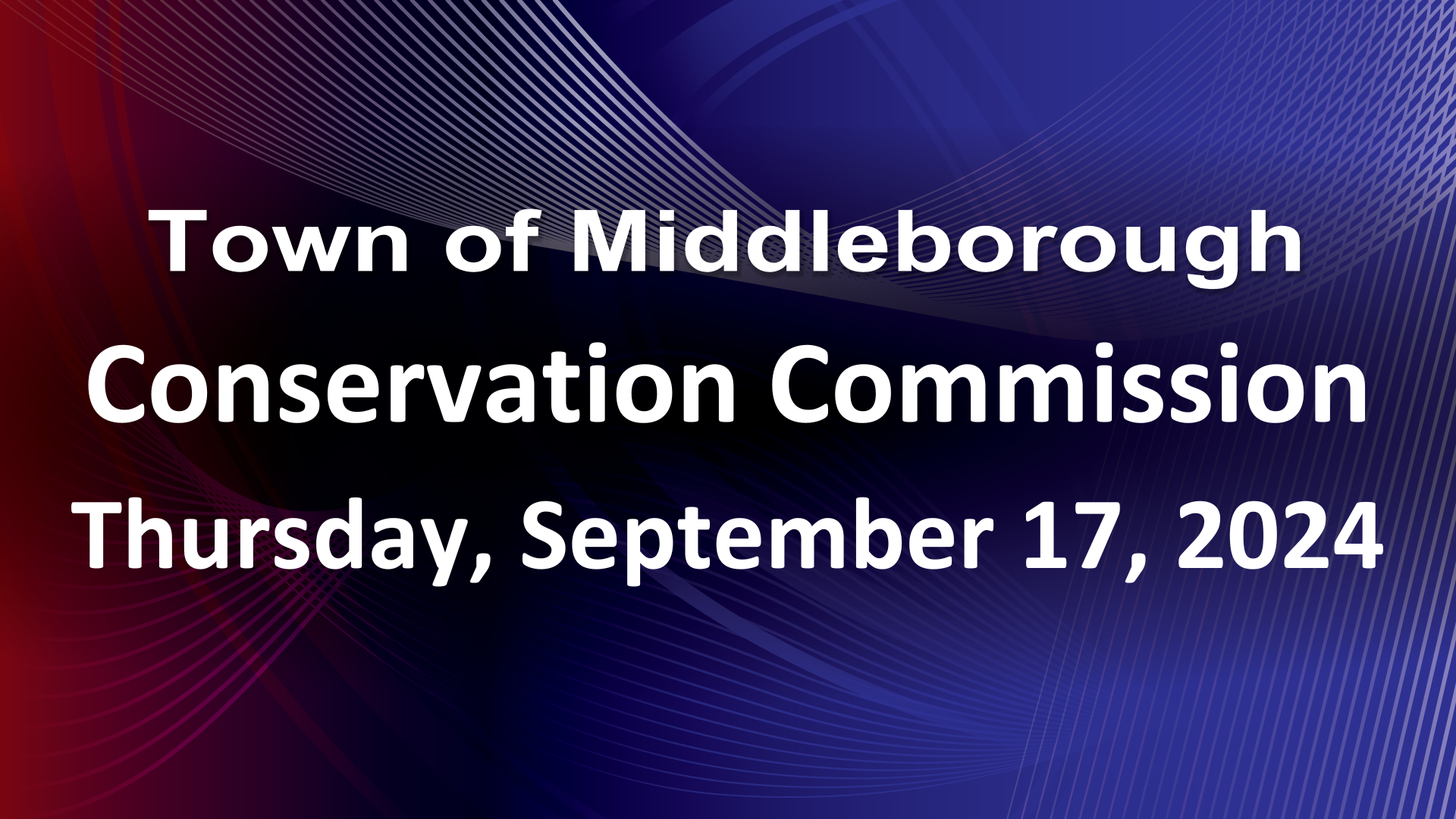 Navigate to Conservation Commission 9-19-24