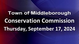 Navigate to Conservation Commission 9-19-24