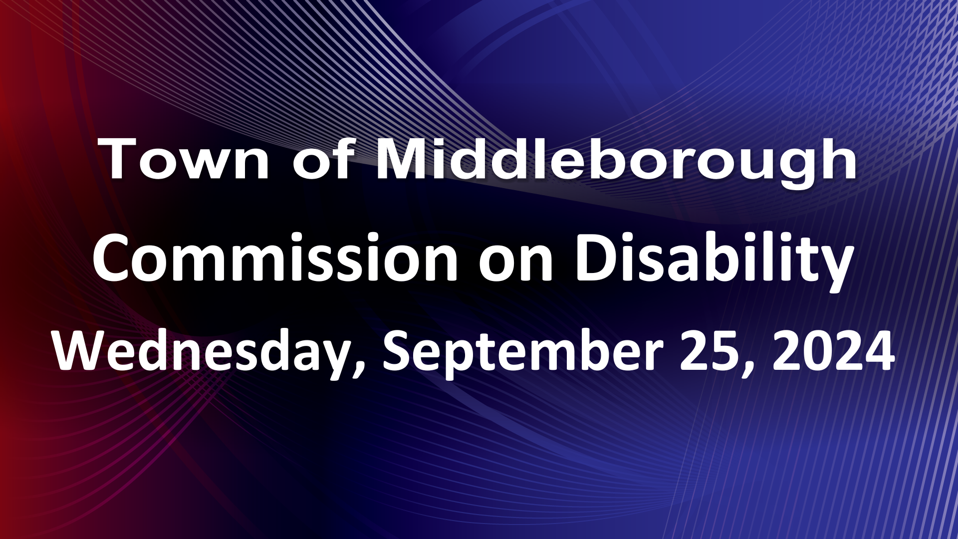 Navigate to Commission on Disability 9-25-24