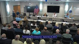 Navigate to Freetown Board of Selectmen 9-23-24