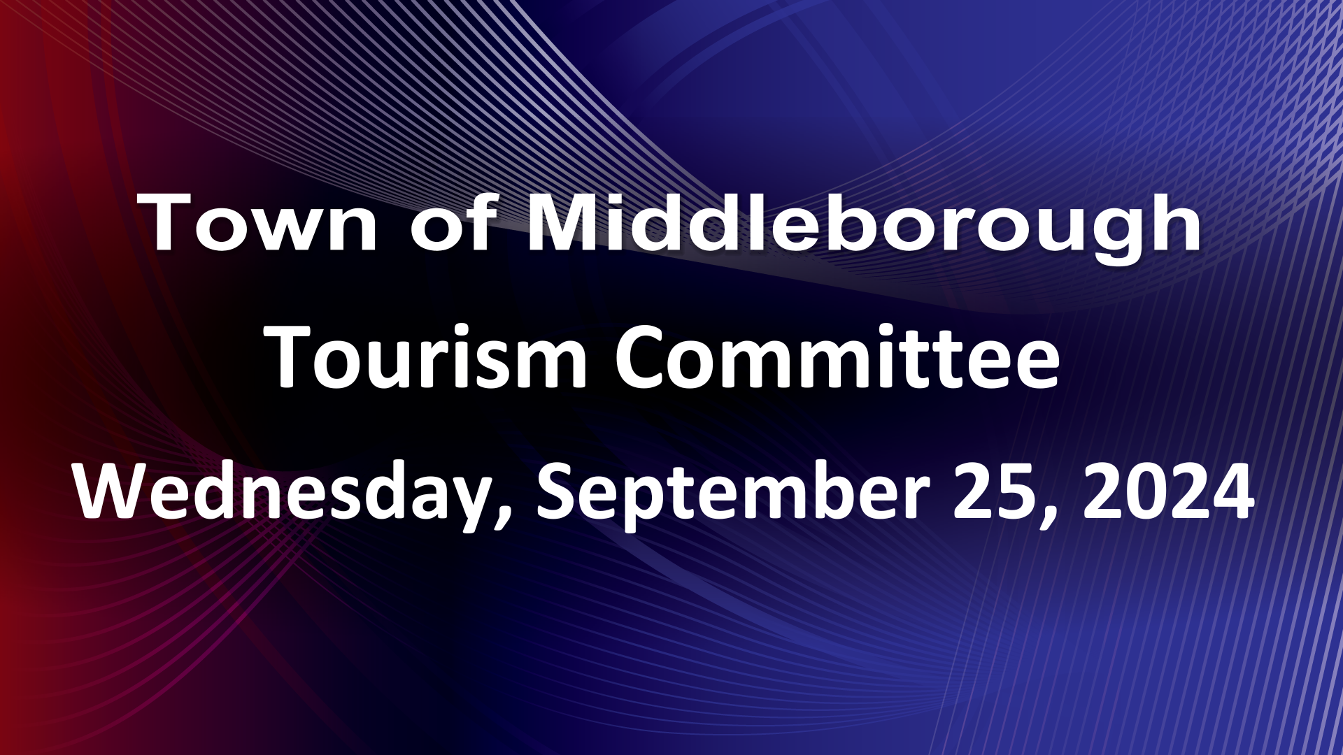 Navigate to Tourism Committee 9-25-24
