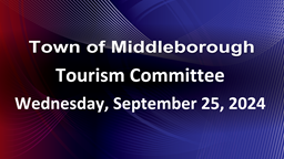 Navigate to Tourism Committee 9-25-24