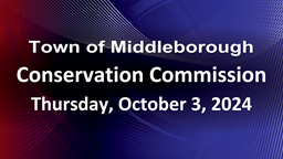 Navigate to Conservation Commission 10-3-24