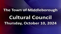 Navigate to Cultural Council 10-10-24