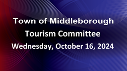 Navigate to Tourism Committee 10-16-24