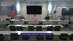 Navigate to Freetown Board of Selectmen 11-4-24