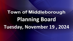 Navigate to Planning Board 11-19-24