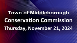 Navigate to Conservation Commission 11-21-24