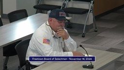 Navigate to Freetown Board of Selectmen 11-18-24