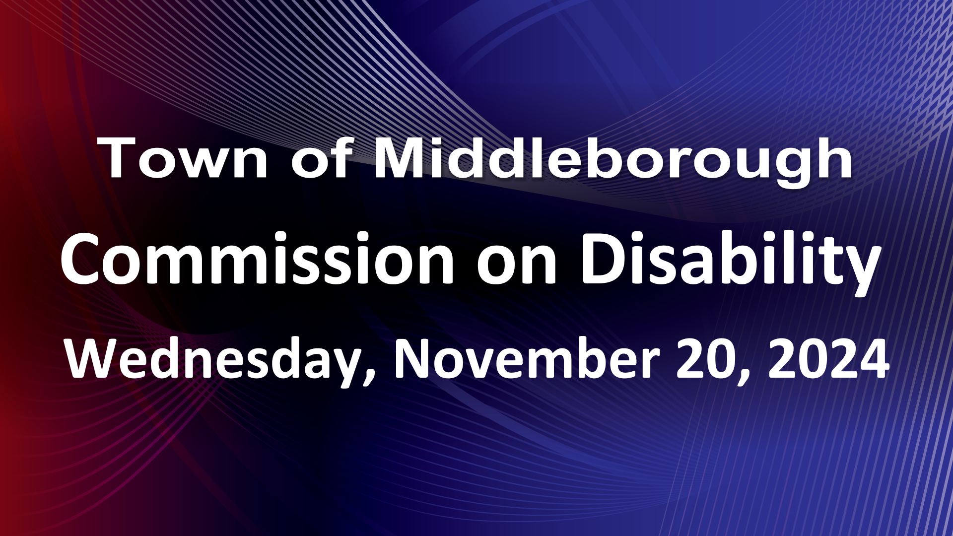 Navigate to Commission on Disability 11-20-24