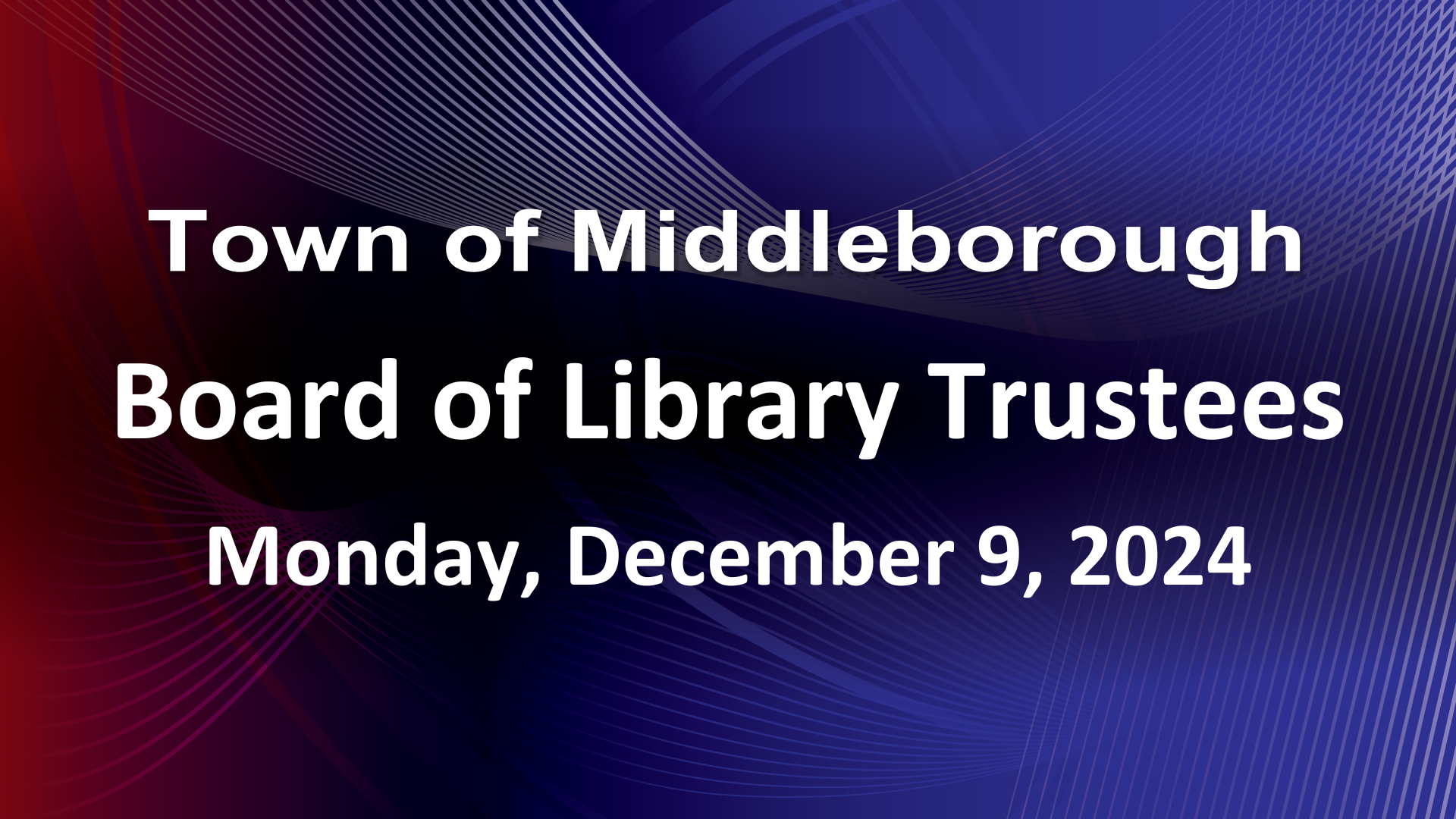 Thumbnail image for Board of Library Trustees 12-9-24