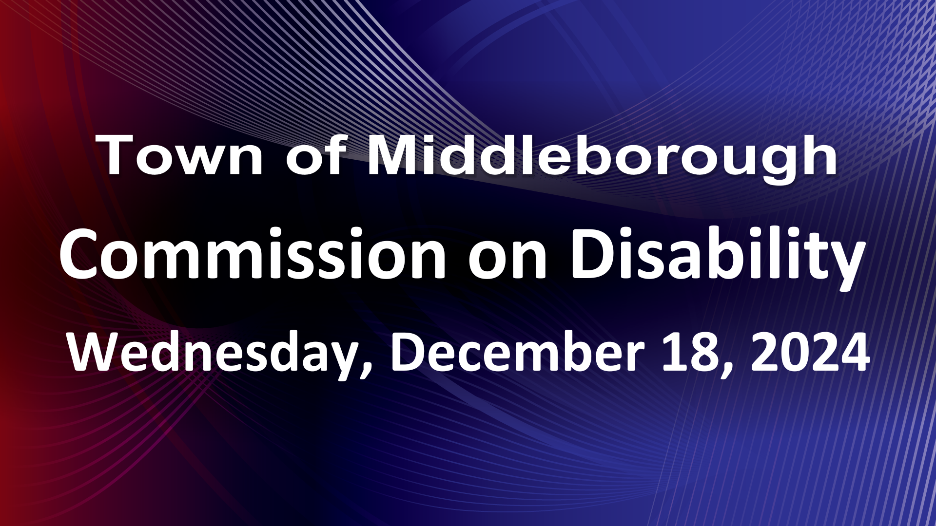 Navigate to Commission on Disability 12-18-24