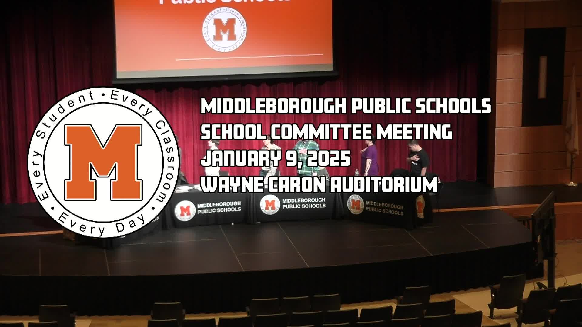 Navigate to School Committee 01-09-2025