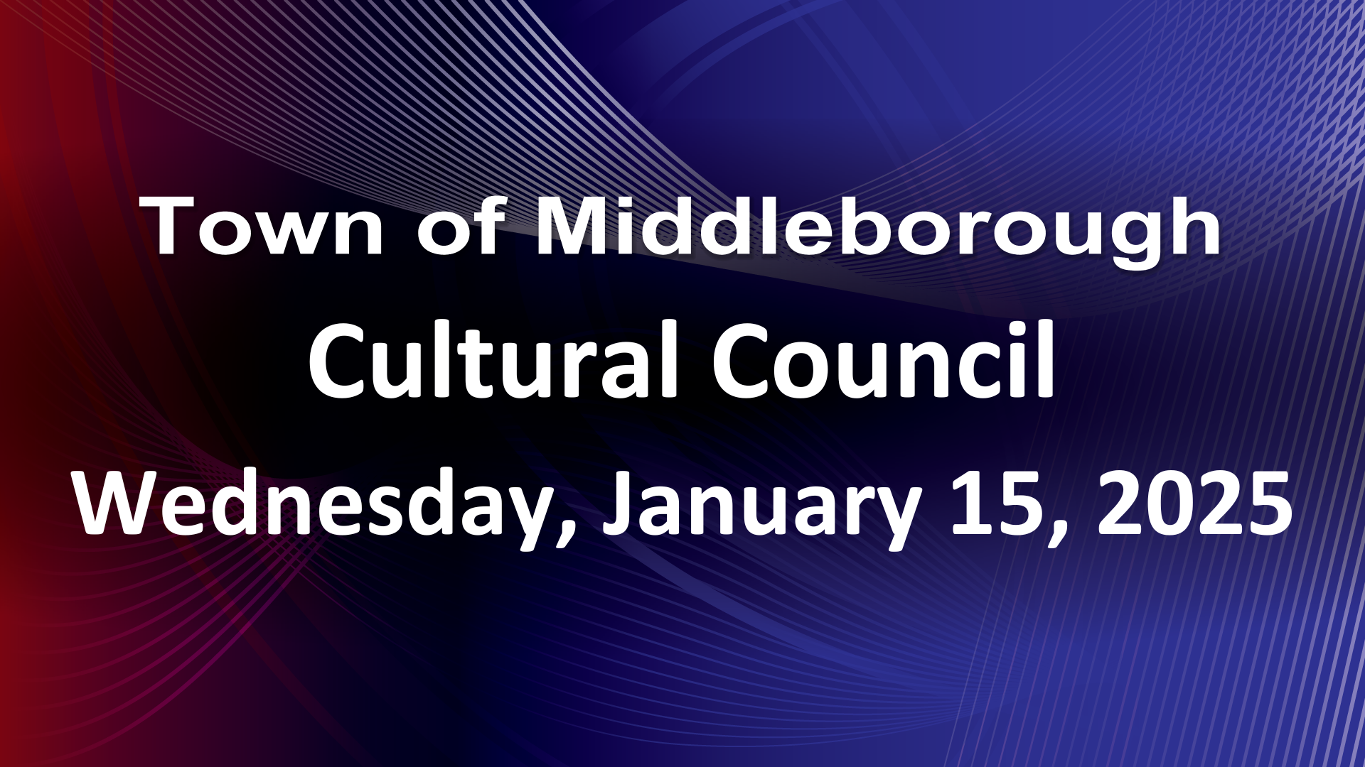 Navigate to Cultural Council 1-15-25