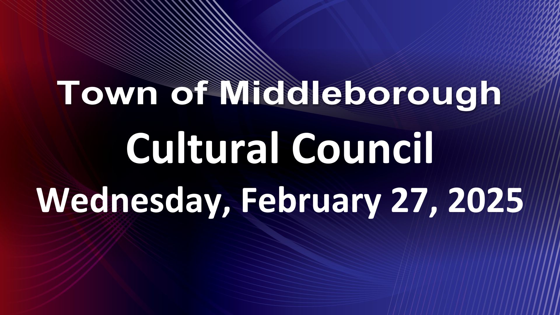 Navigate to Cultural Council 2-27-25