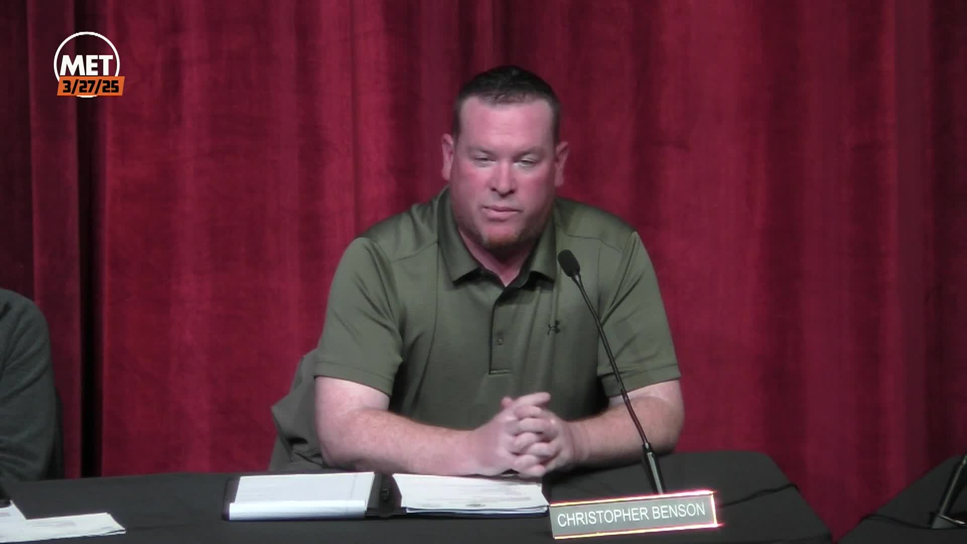 Navigate to School Committee Meeting: March 27 2025