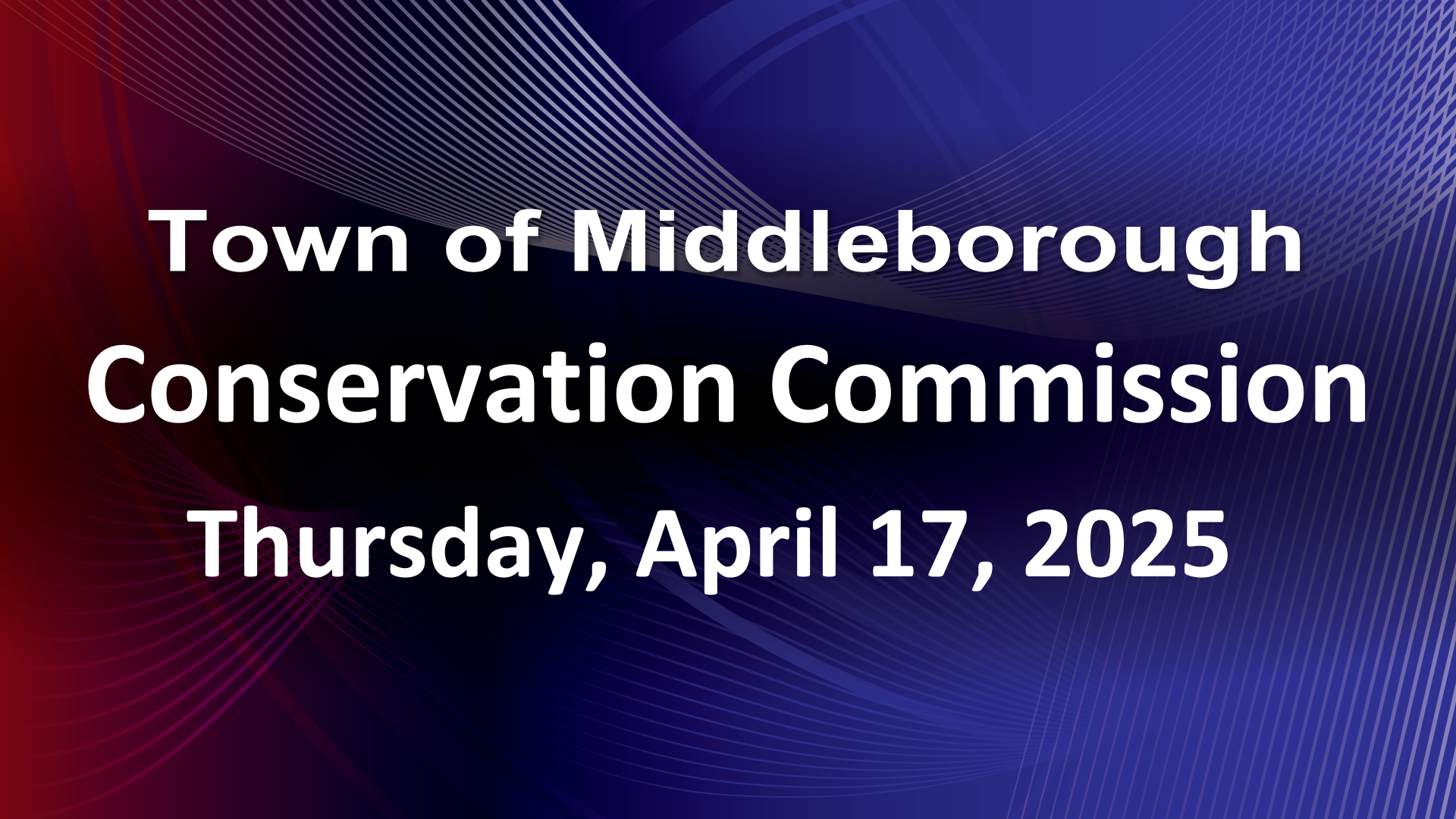 Navigate to Conservation Commission 4-17-25