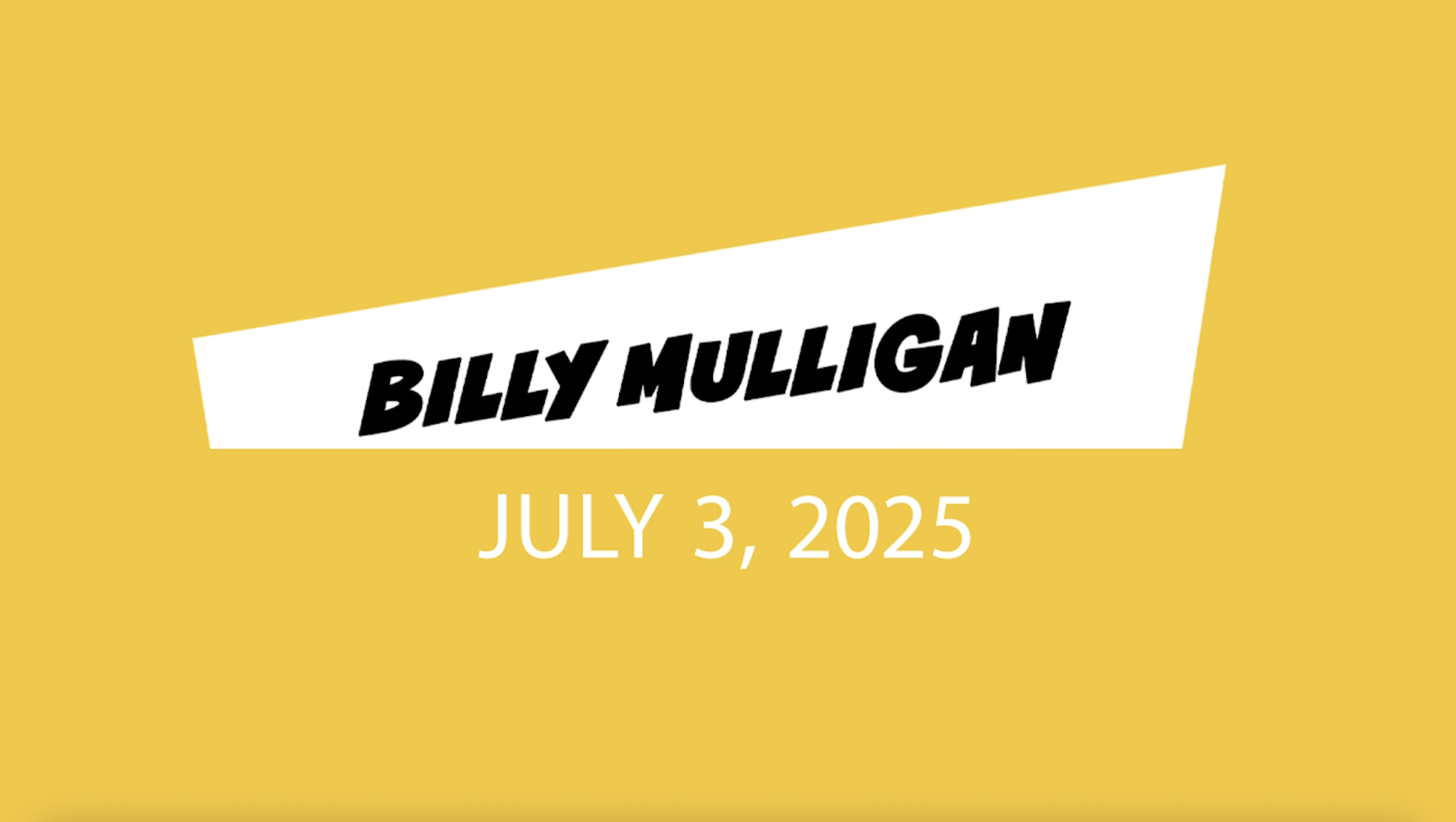 Navigate to Concerts on the Lawn 2025 - Billy Mulligan