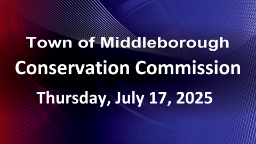 Navigate to Conservation Commission 7-17-25