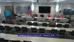 Navigate to Freetown Board of Selectmen 8-4-25