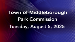 Navigate to Park Commission 8-5-25