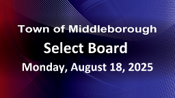 Navigate to Select Board 8-18-25