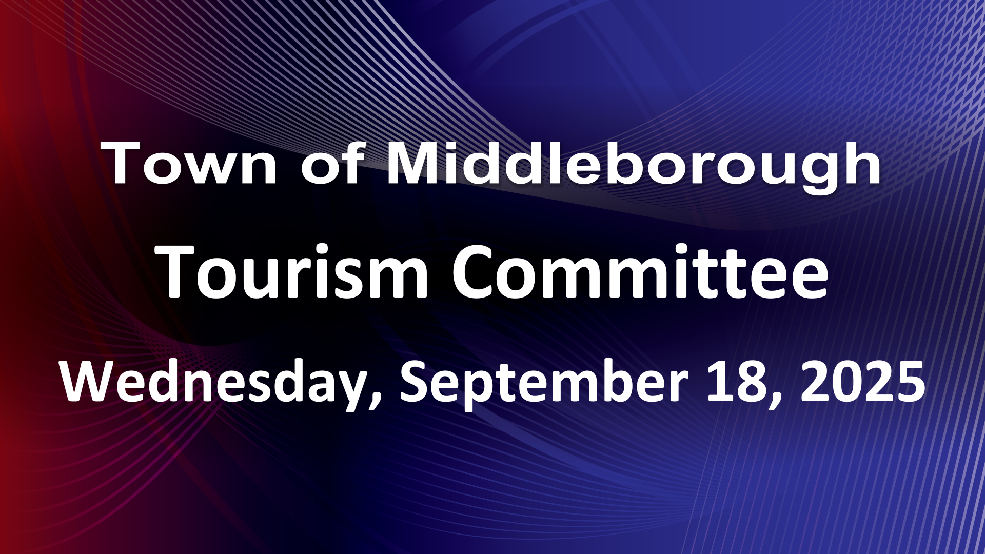 Navigate to Tourism Committee 9-17-25