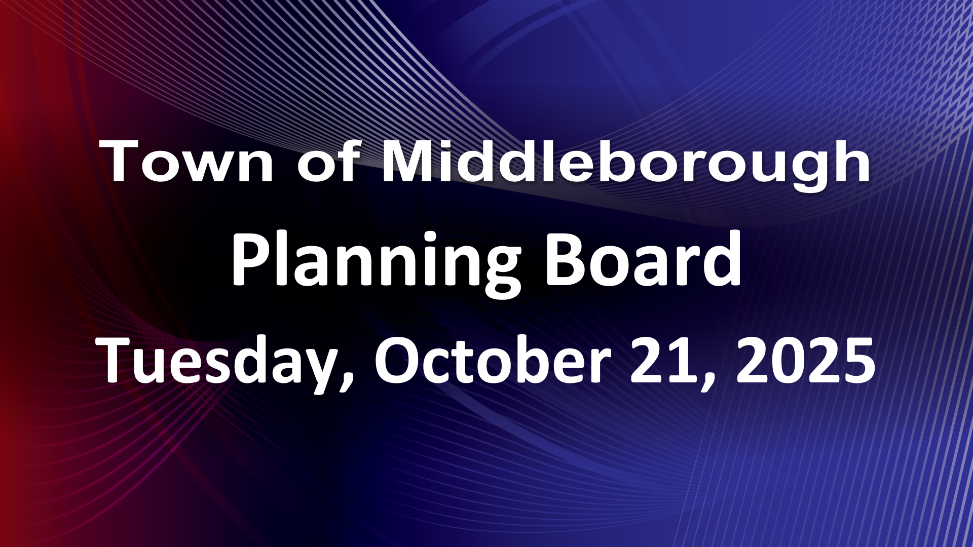 Navigate to Planning Board 10-21-25