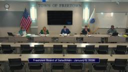 Navigate to Freetown Board of Selectmen 1-5-26