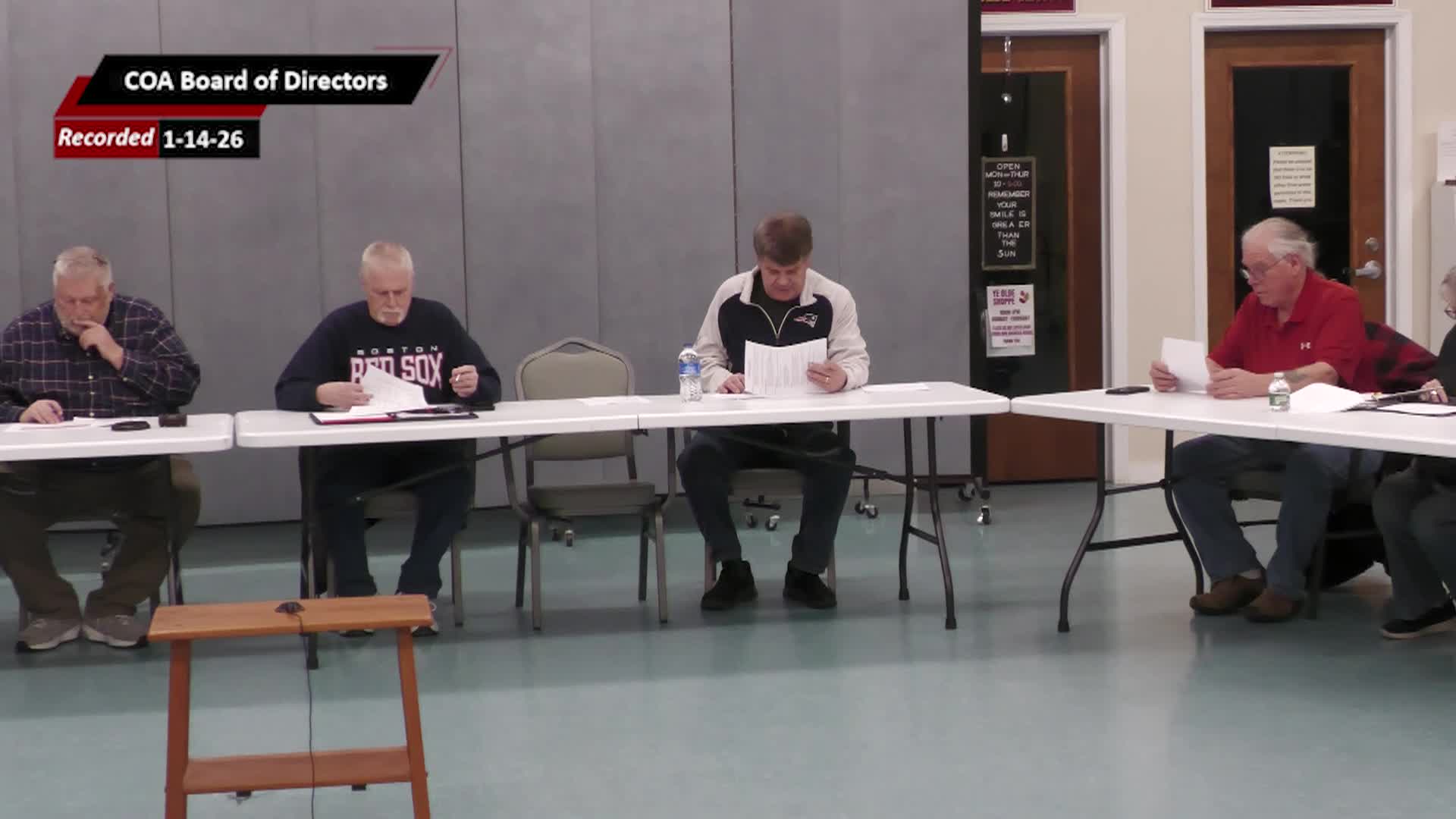 COA Board of Directors 1-14-26