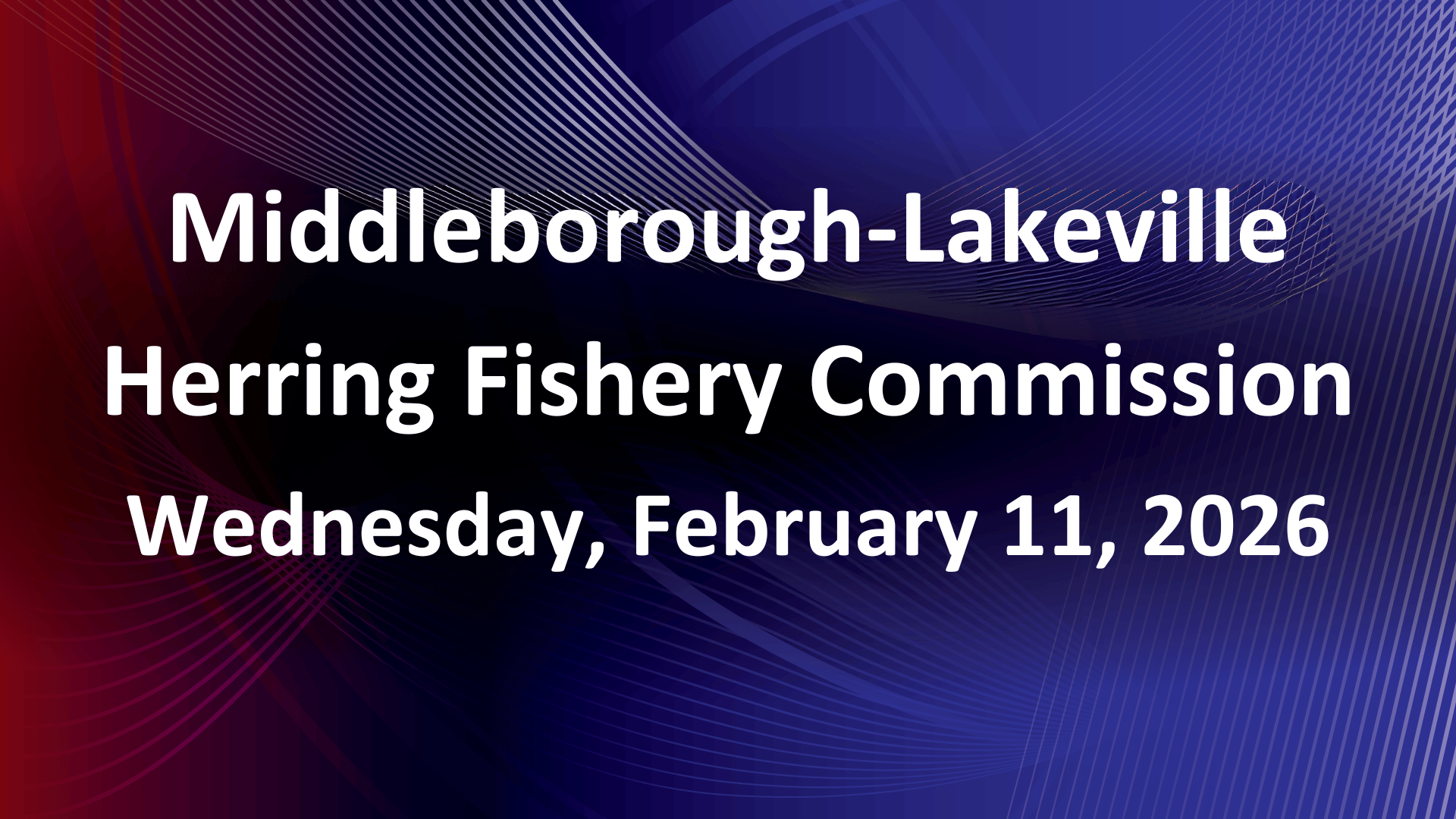 Herring Fishery Commission 2-11-26