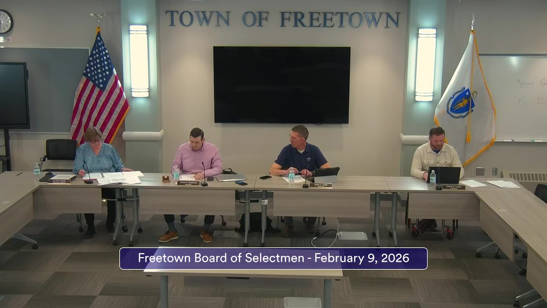 Freetown Board of Selectmen 2-9-26