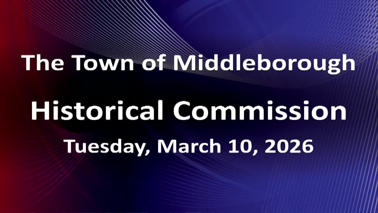 Historical Commission 3-10-26